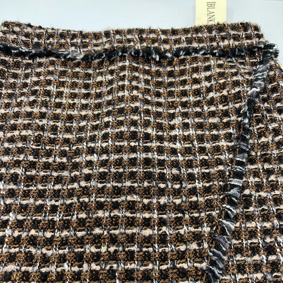 BLANK NYC**Plaid Tweed Brown/Bl./Gold Skirt**Size 27 $88 - Picture 6 of 12